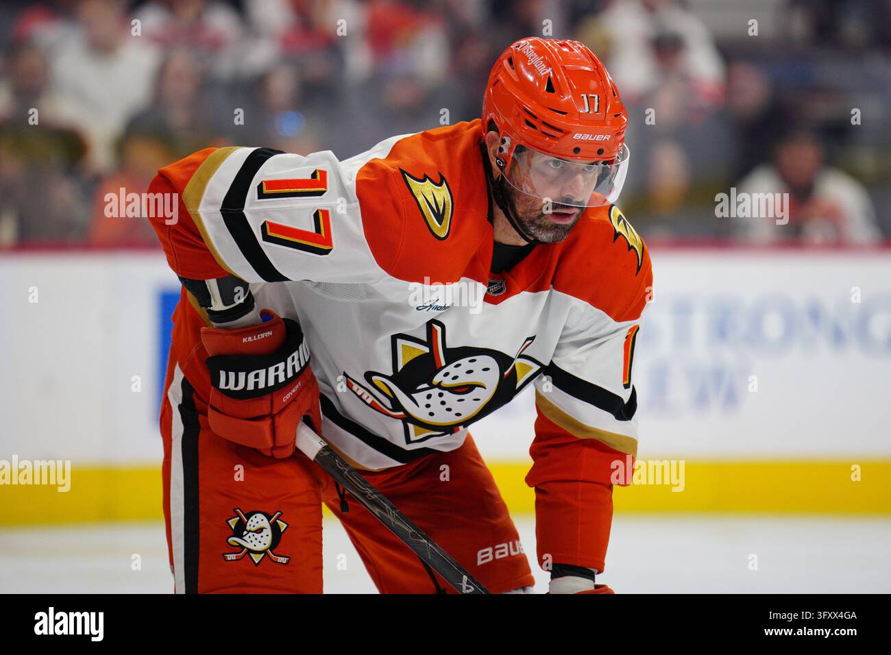 Anaheim Ducks' Alex Killorn in action during an NHL hockey game against ...