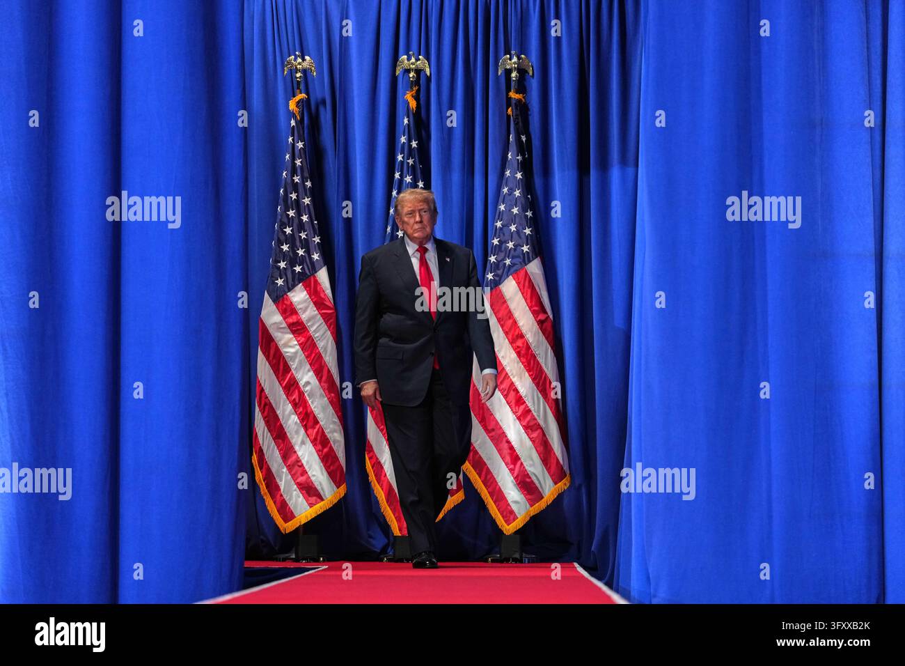 Trump X Posts President Donald Trump arrives at a campaign rally at Guardian Centers ...