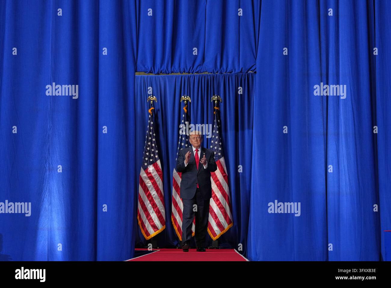 Trump X Posts President Donald Trump arrives at a campaign rally at Guardian Centers ...