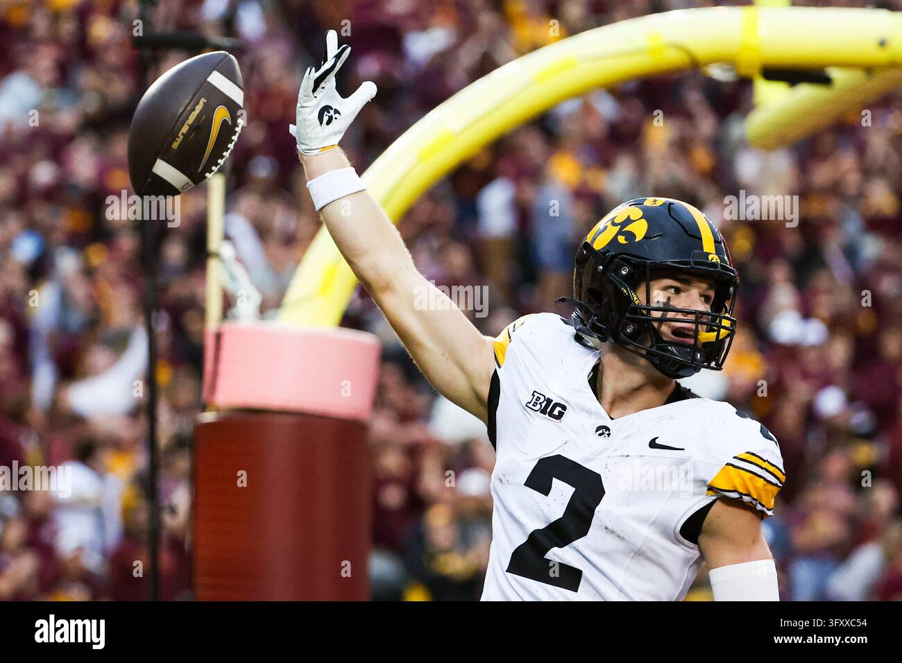 October 24, 2026, Shoreview, Minnesota, USA: Iowa Hawkeyes wide ...
