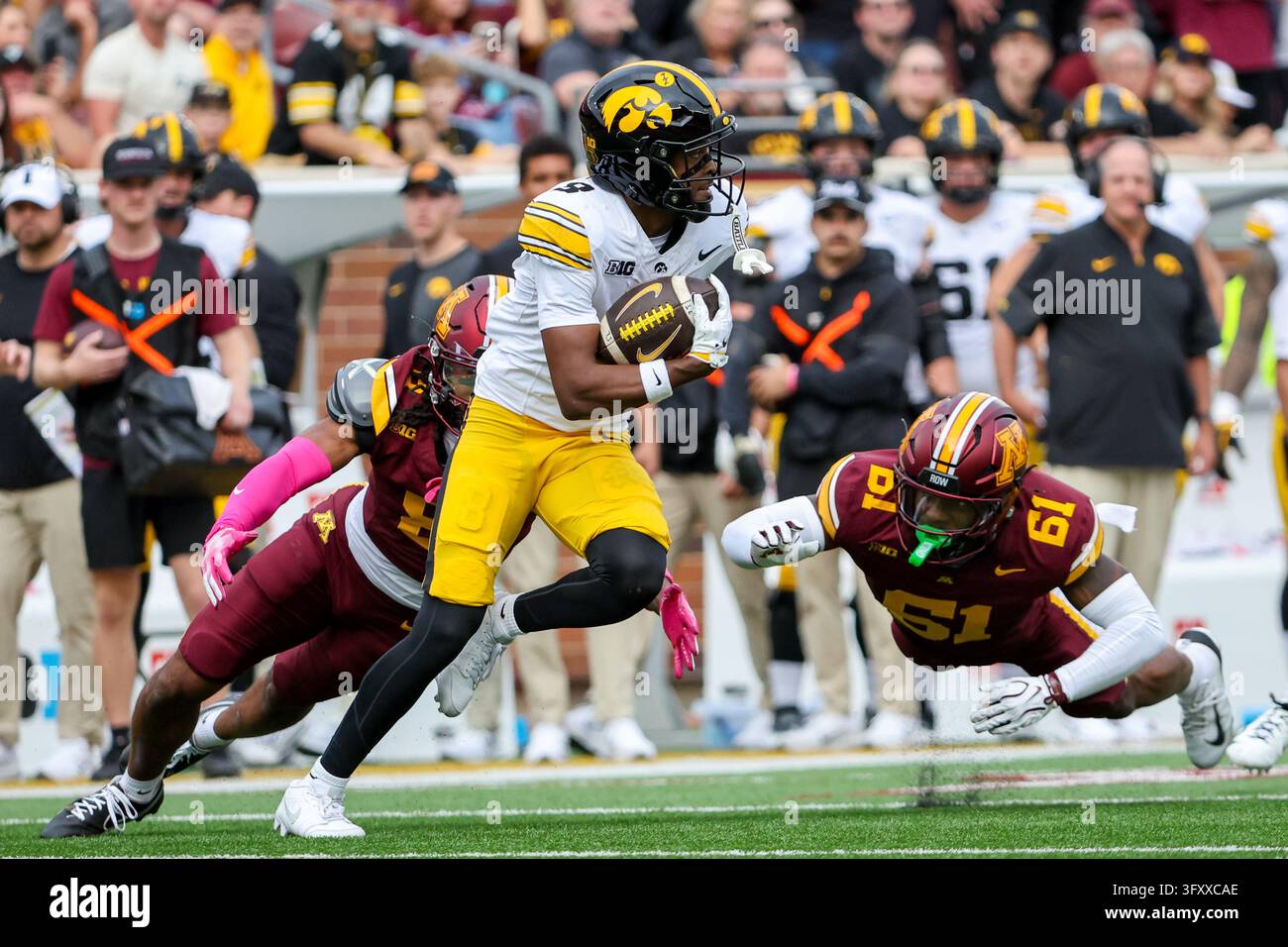 October 24, 2026, Shoreview, Minnesota, USA: Iowa Hawkeyes wide ...