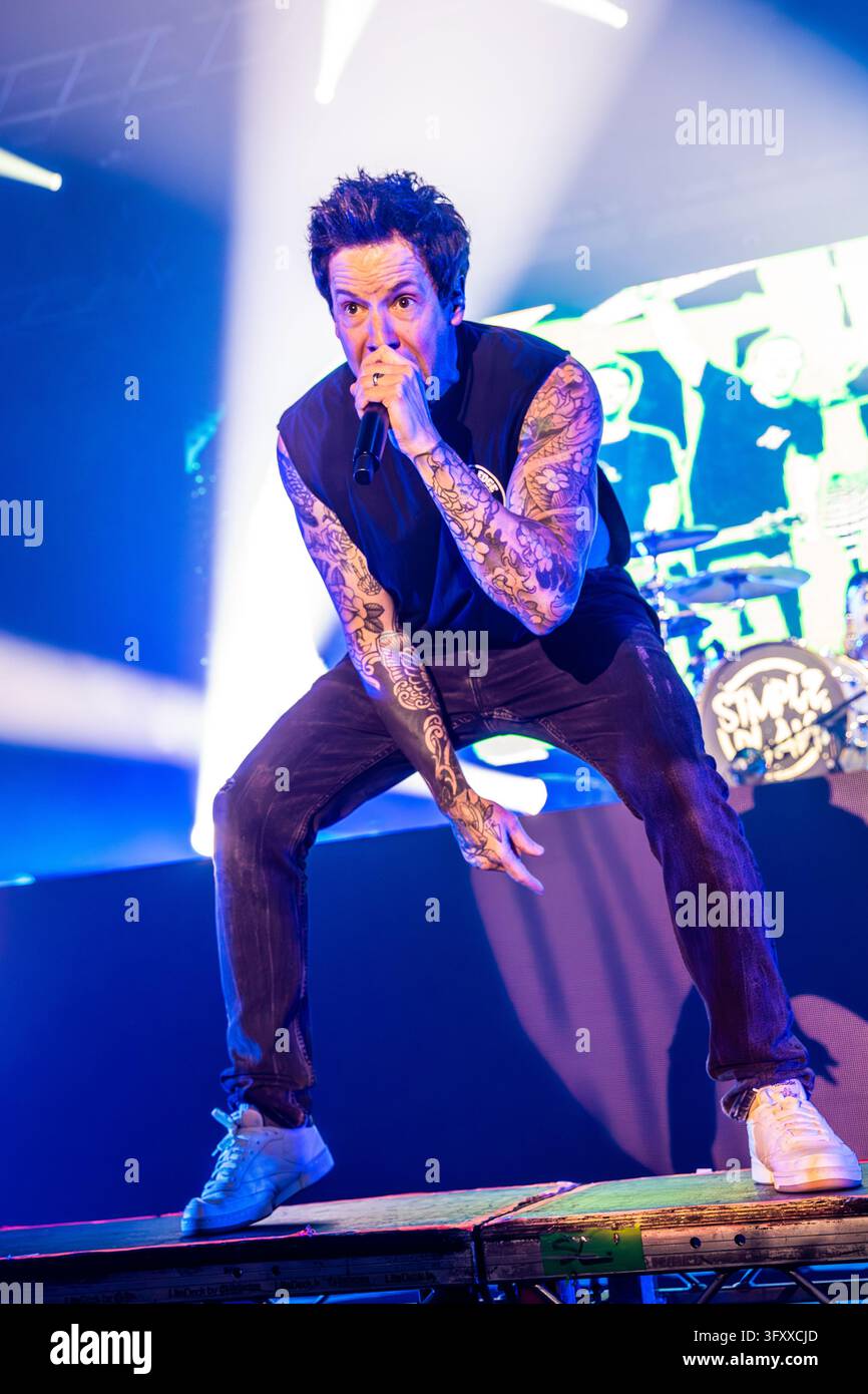 Simple Communiations Plan Image Milan Italy. 24th oct 2026. The Canadian band SIMPLE PLAN performs live ...