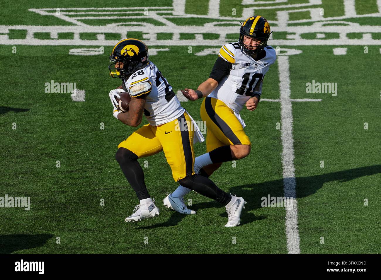 October 24, 2026, Shoreview, Minnesota, USA: Iowa Hawkeyes quarterback ...