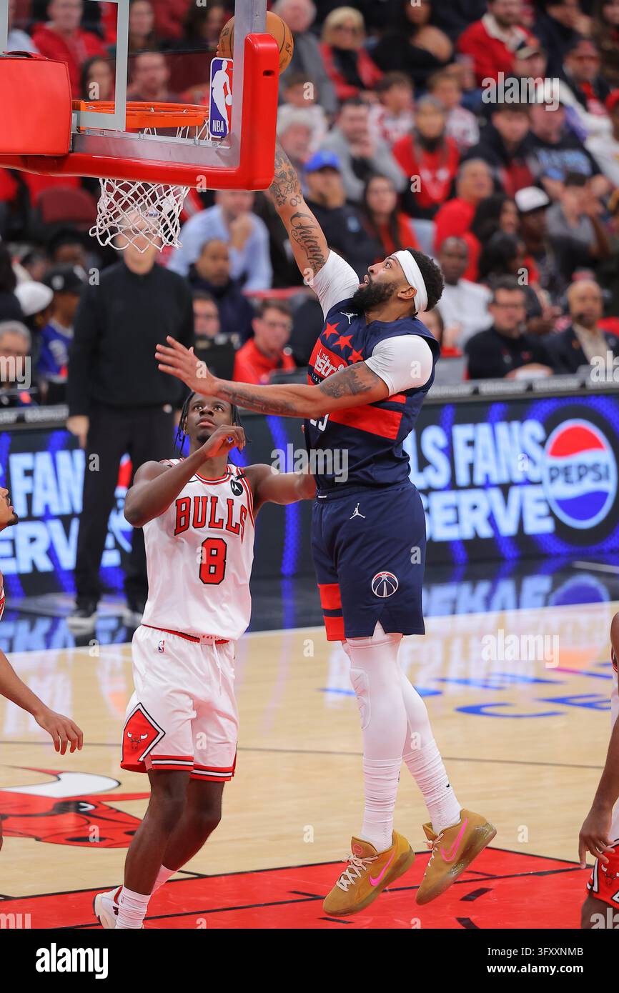 CHICAGO, IL - OCTOBER 24: Anthony Davis #23 of the Washington Wizards ...