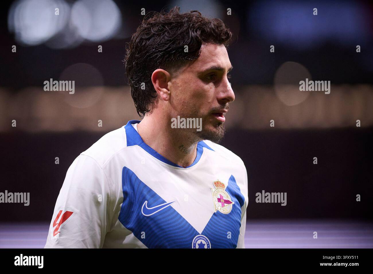 RC Deportivo de A Coruna's Jose Maria Gimenez during La Liga match ...