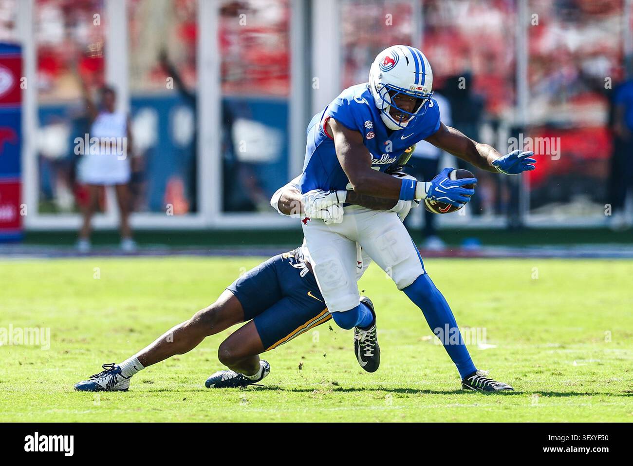 DALLAS, TX - October 24: SMU Mustangs wide receiver Yannick Smith (#3 ...