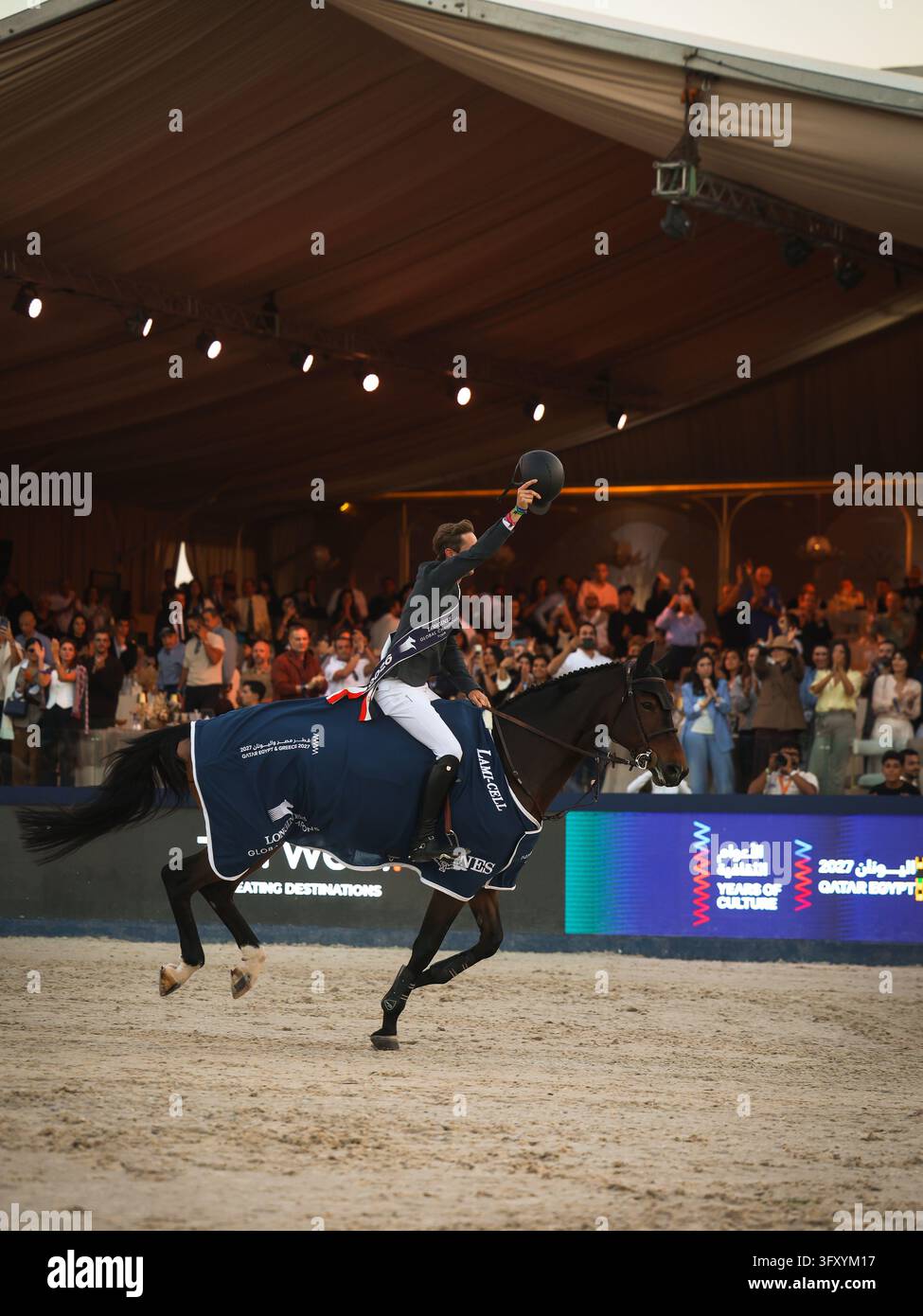Cairo, Egypt. 24th Oct, 2026. Pieter Devos on Casual DV Z at the Grand ...
