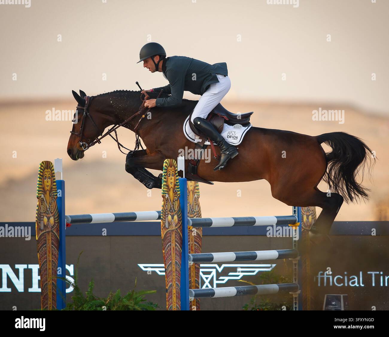Pieter Devos on Casual DV Z at the Grand Prix Equestrian show jumping ...