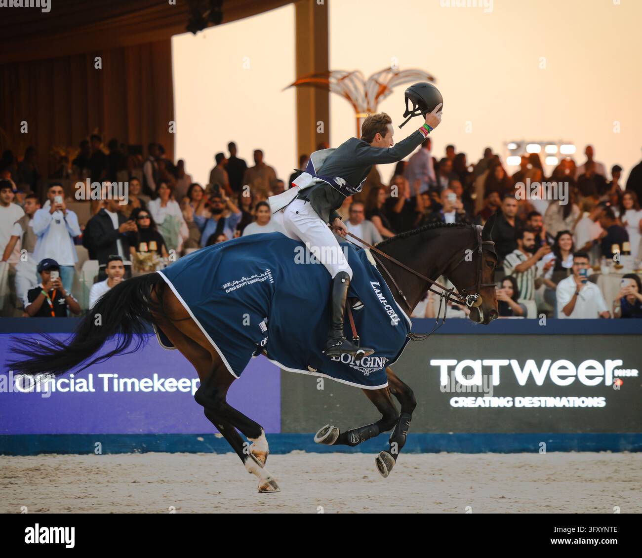 Pieter Devos on Casual DV Z at the Grand Prix Equestrian show jumping ...