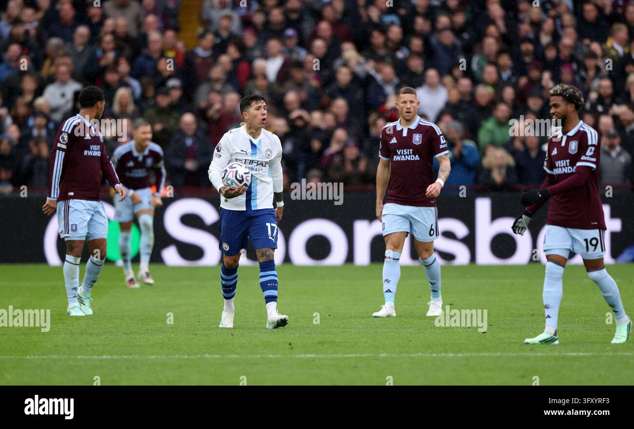 Enzo fernandez mc at the aston villa v manchester city epl match at villa park birmingham uk on october Enzo fernandez mc at the aston villa v manchester city epl match at villa park birmingham uk on october