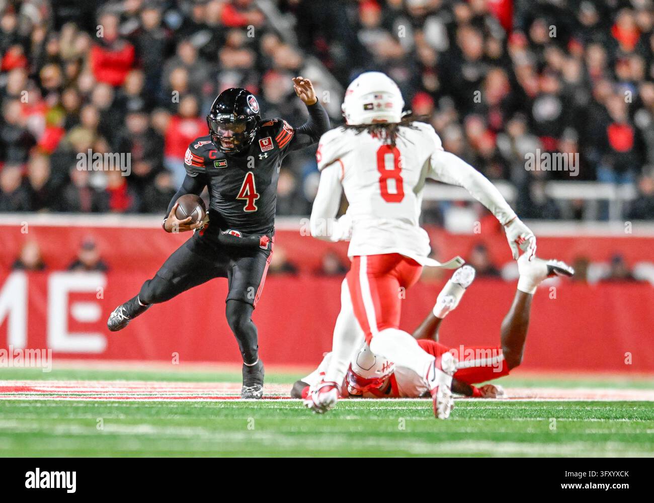 SALT LAKE CITY, UT - OCTOBER 24: Utah Utes quarterback Devon Dampier (4 ...