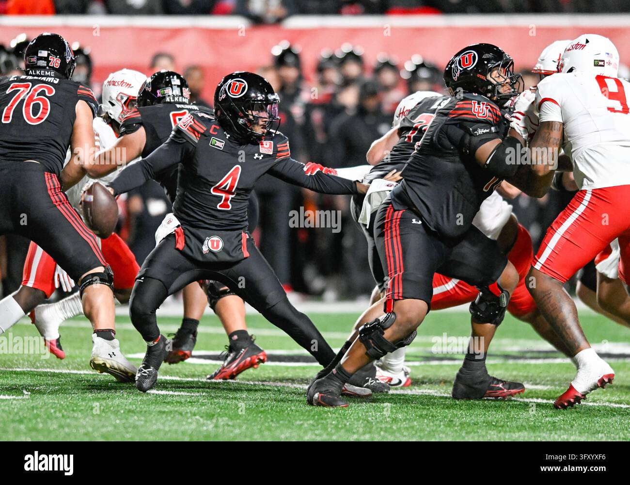 SALT LAKE CITY, UT - OCTOBER 24: Utah Utes quarterback Devon Dampier (4 ...