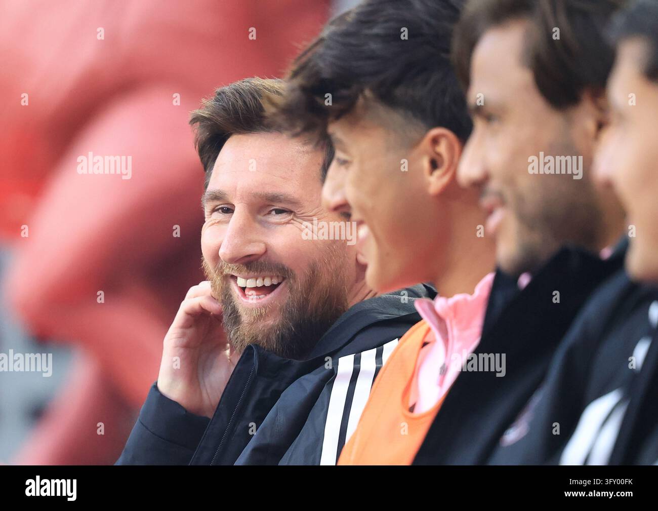 Red Before Vector Inter Miami CF forward Leo Messi (10) before the regular season MLS ...