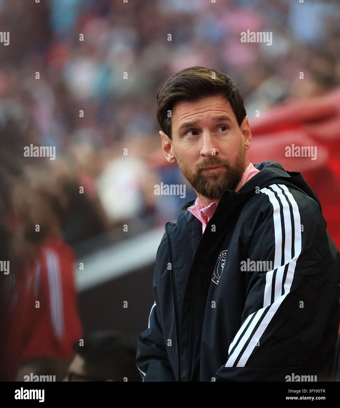Red Before Vector Inter Miami CF forward Leo Messi (10) before the regular season MLS ...