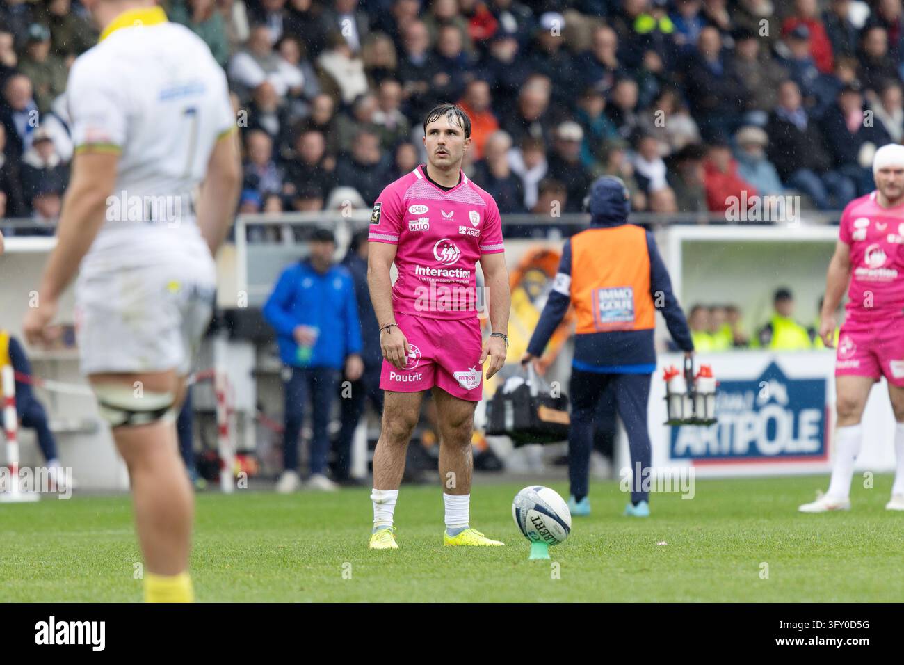 Asm Stuff Jean Cotarmanac'h of Vannes during the French championship Top 14 rugby ...