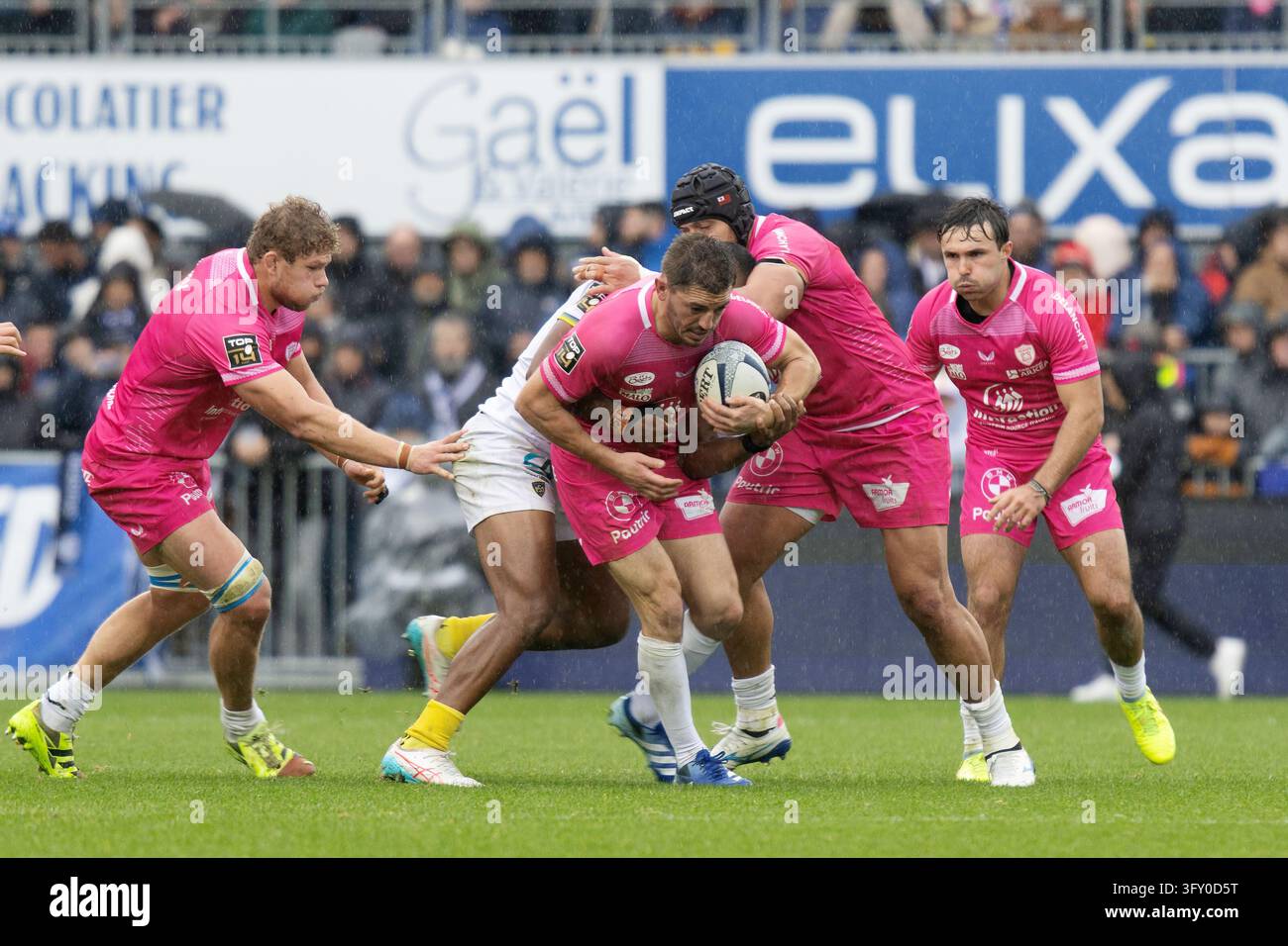 Asm Stuff Anthony Bouthier of Vannes during the French championship Top 14 rugby ...