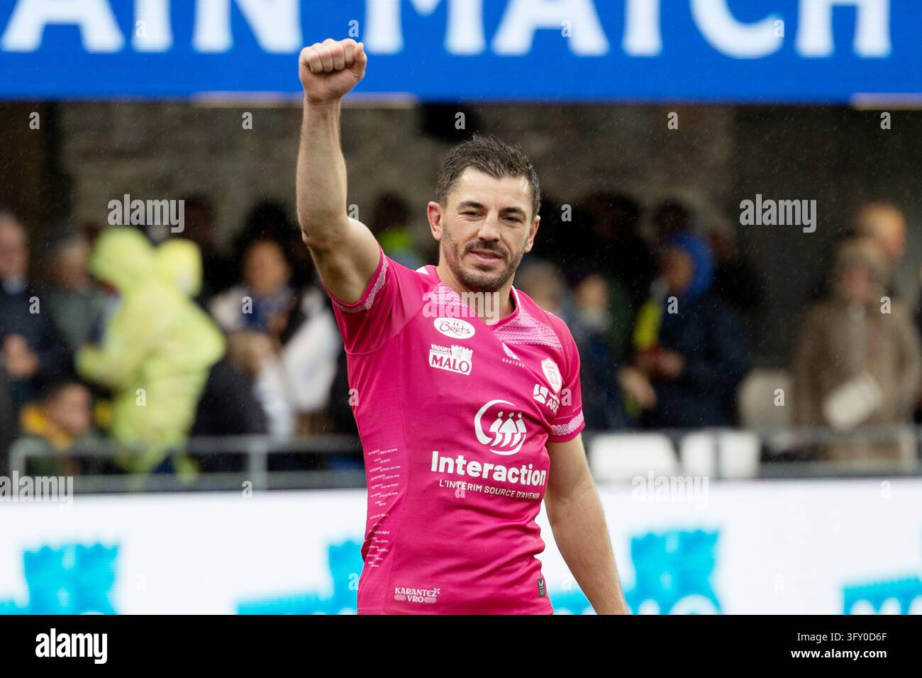 Asm Stuff Anthony Bouthier of Vannes celebrates after the French championship Top ...