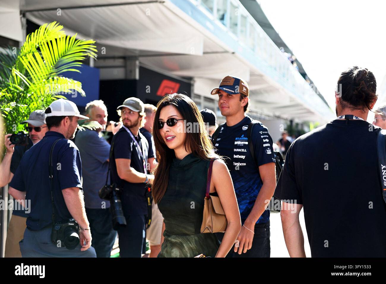 Alex Lily Muni He of Albon Fiancée Professional Golfer during the ...