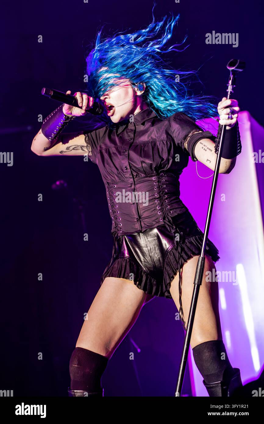 Simple Communiations Plan Image Milan Italy. 24th oct 2026. The American singer-songwriter CHARLOTTE ...
