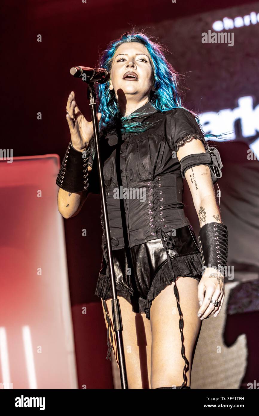 Simple Communiations Plan Image Milan Italy. 24th oct 2026. The American singer-songwriter CHARLOTTE ...