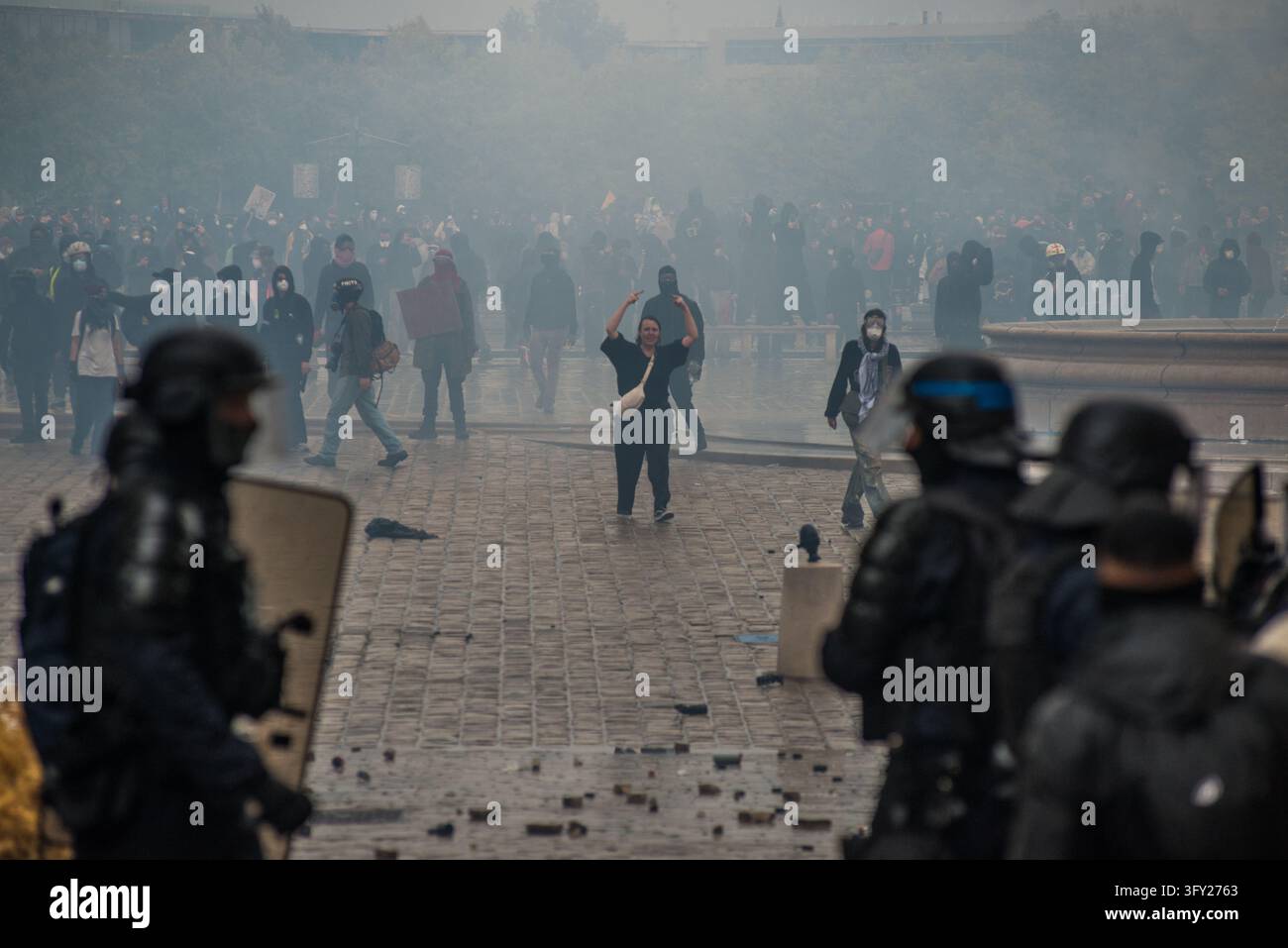 Clashes During The Yellow Vests Protest - Act II - A demonstrator ...