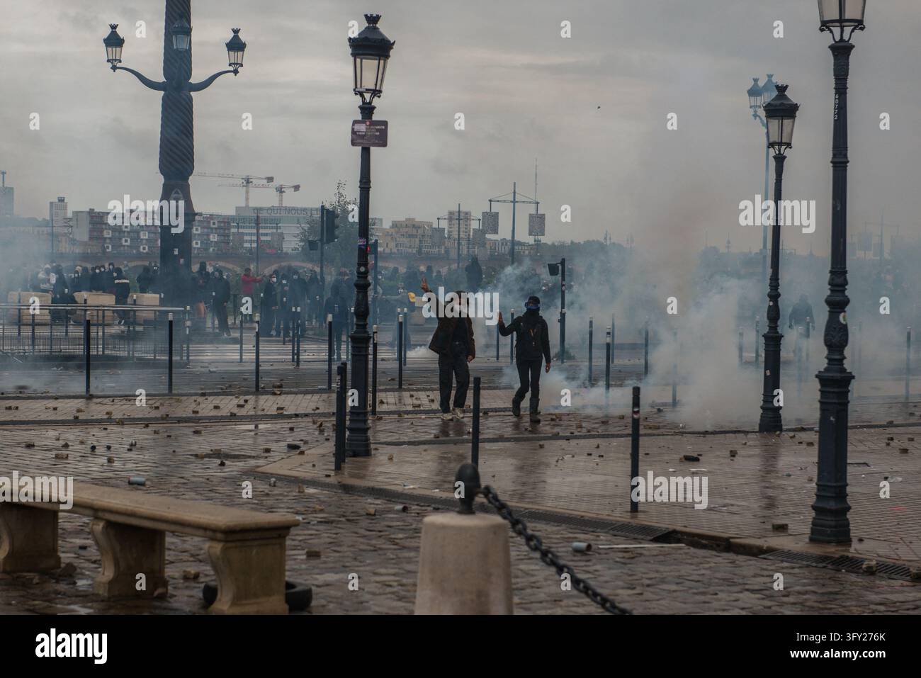 Clashes During The Yellow Vests Protest - Act II - Two demonstrators ...