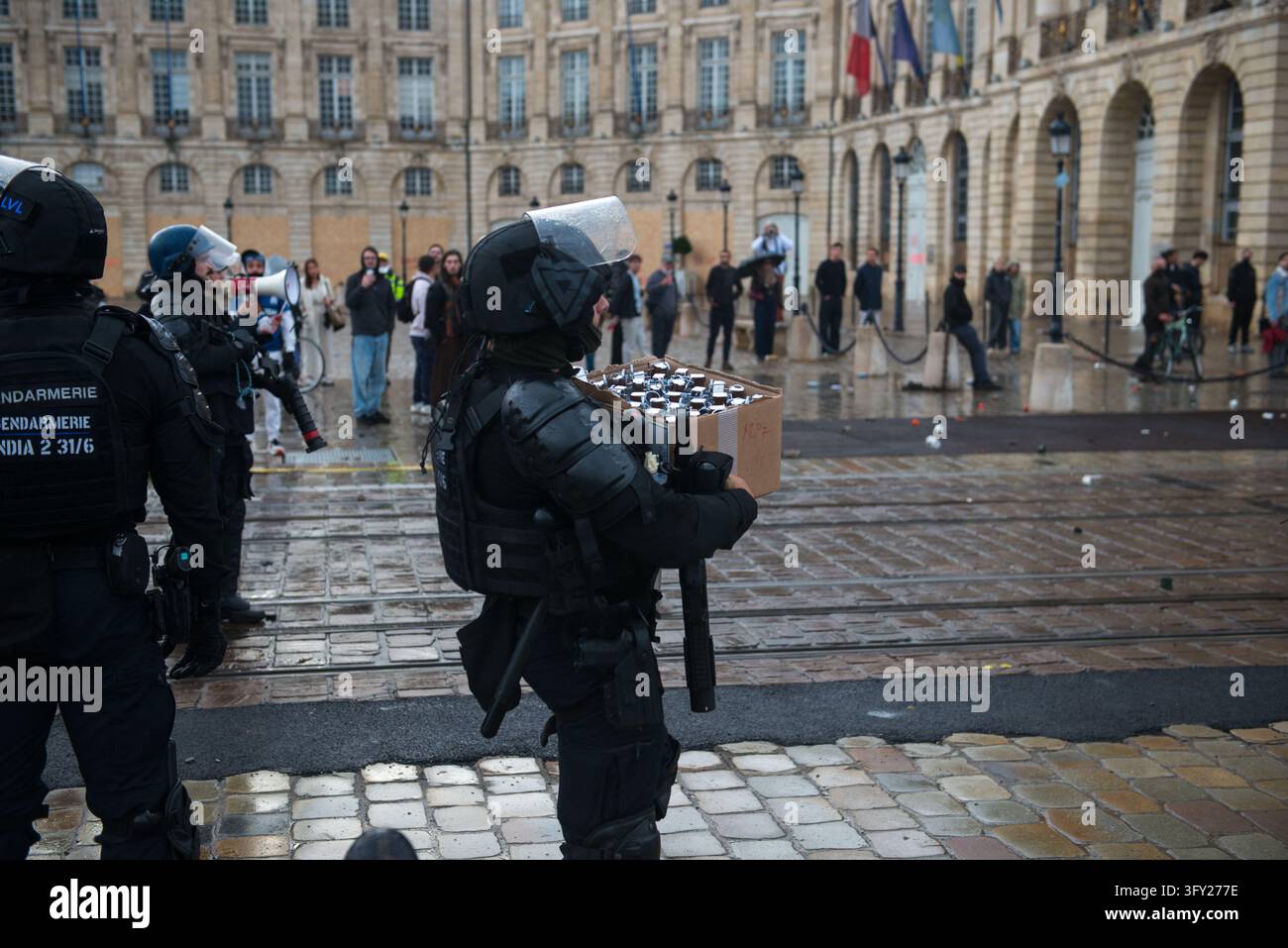 Clashes During The Yellow Vests Protest - Act II - CRS riot police ...