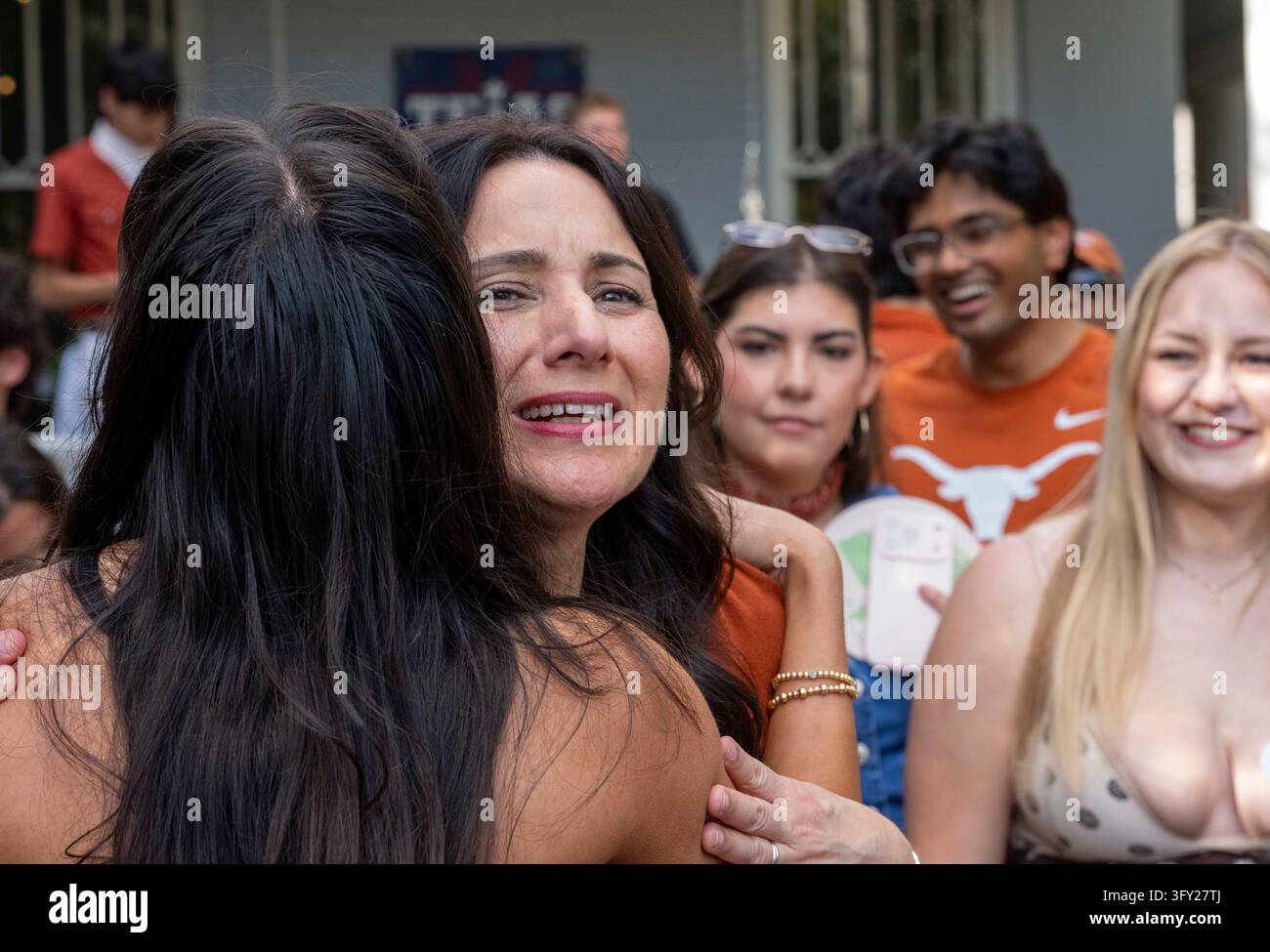 Texas Democratic candidate for governor GINA HINOJOSA campaigns at a ...