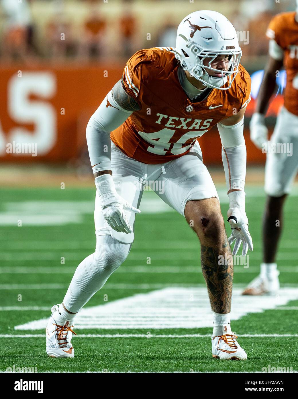 Oct 24, 2026. Lance Jackson (40) of the Texas Longhorns in action vs ...