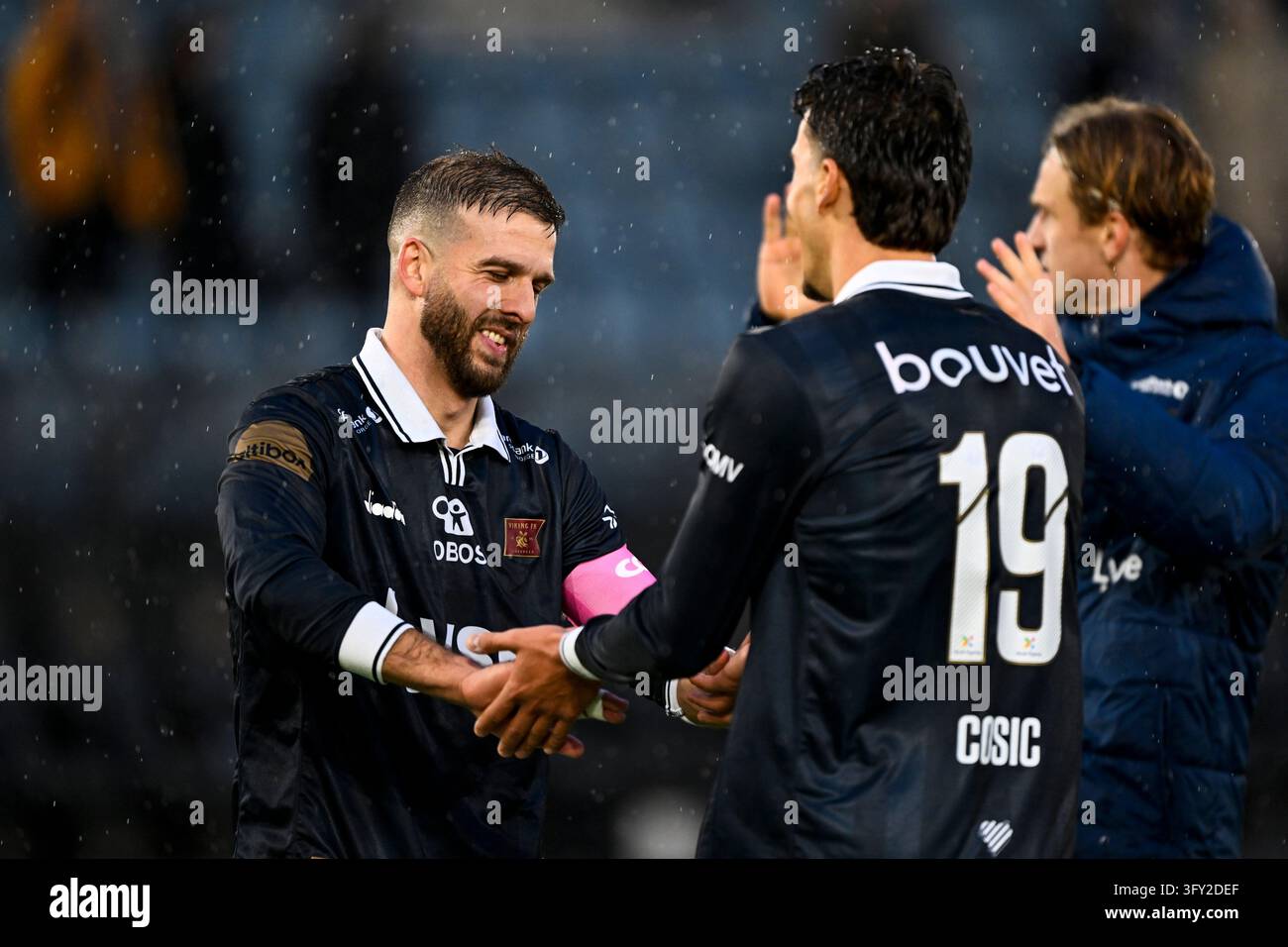 Stavanger 20261025. Vikings Zlatko Tripic celebrates the victory after ...