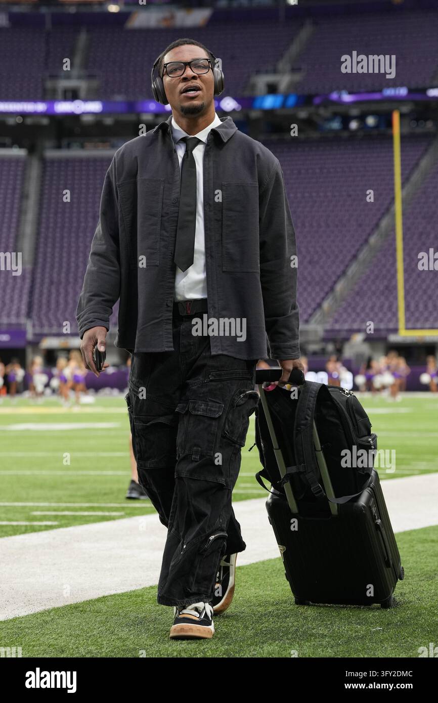 Indianapolis Colts quarterback Anthony Richardson arrives before an NFL ...