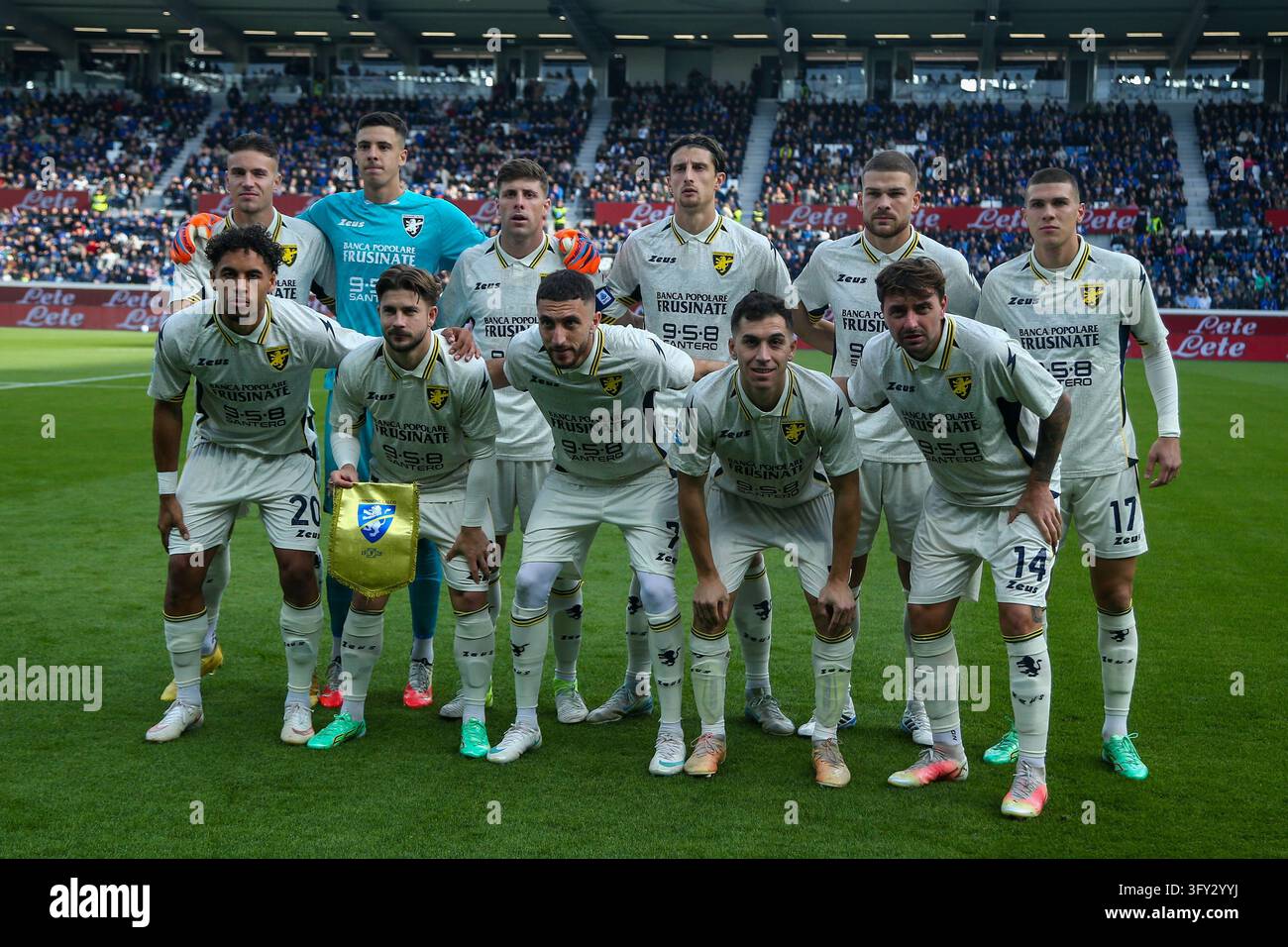 New Balance Arena Bergamo - 25/10/2026: Team of Frosinone Calcio during ...