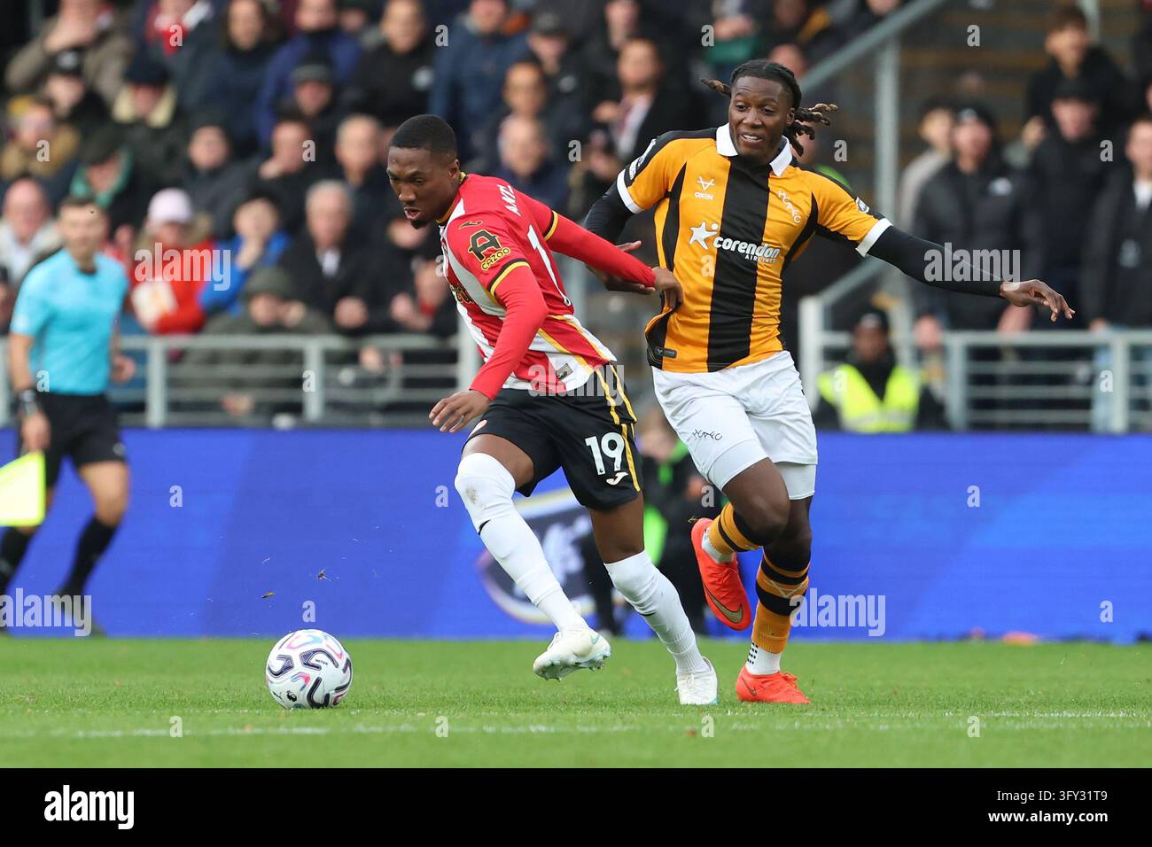 Brook Vector 25th October 2026; MKM Stadium, Hull, England; Premier League Football ...
