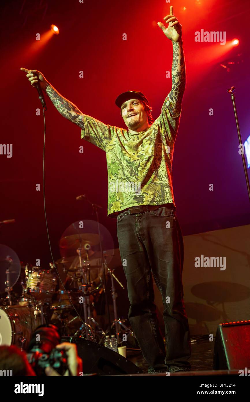 Simple Communiations Plan Image Milan Italy. 24th oct 2026. The Welsh pop-punk band NECK DEEP performs ...