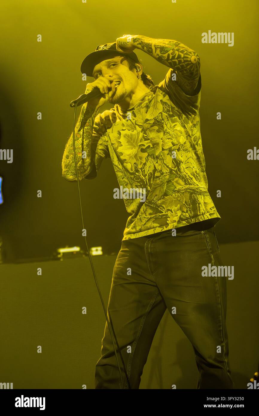 Simple Communiations Plan Image Milan Italy. 24th oct 2026. The Welsh pop-punk band NECK DEEP performs ...