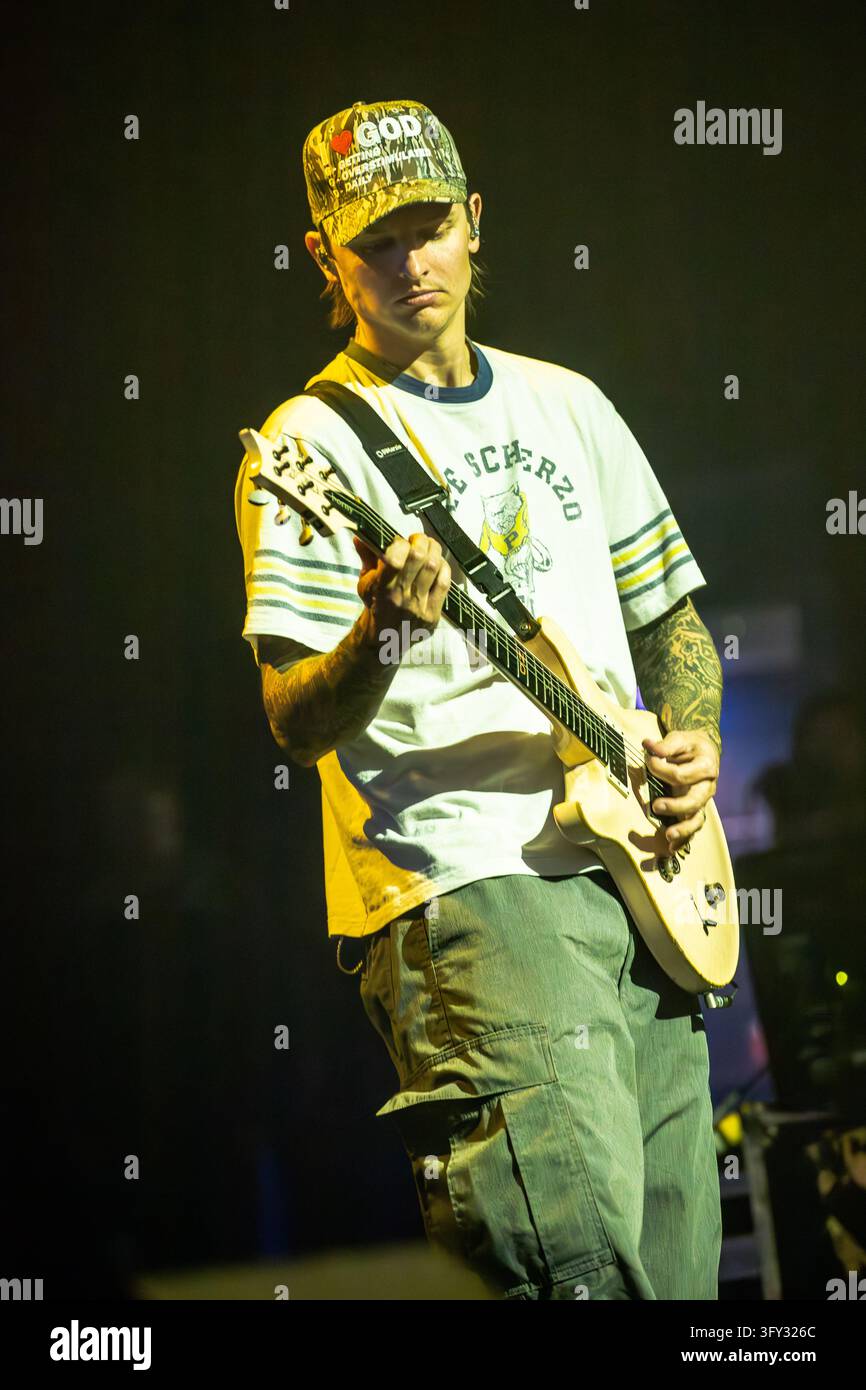 Simple Communiations Plan Image Milan Italy. 24th oct 2026. The Welsh pop-punk band NECK DEEP performs ...