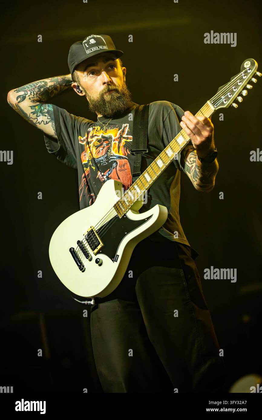 Simple Communiations Plan Image Milan Italy. 24th oct 2026. The Welsh pop-punk band NECK DEEP performs ...
