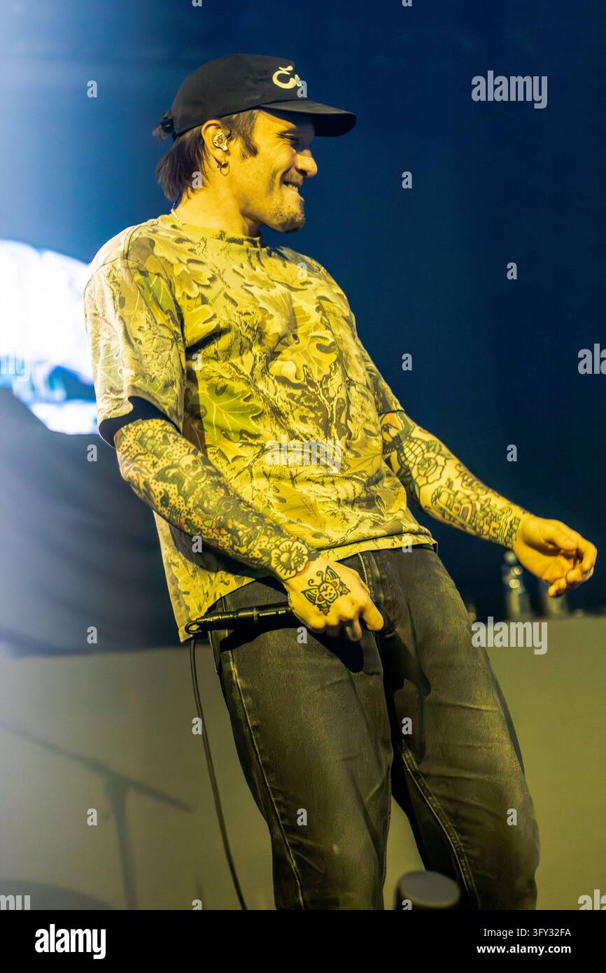 Simple Communiations Plan Image Milan Italy. 24th oct 2026. The Welsh pop-punk band NECK DEEP performs ...