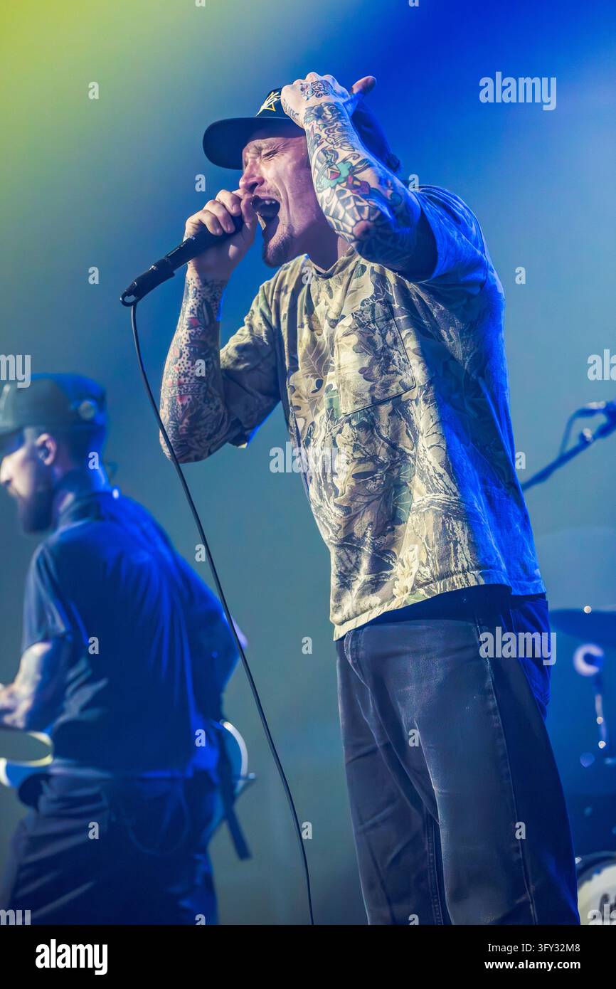 Simple Communiations Plan Image Milan Italy. 24th oct 2026. The Welsh pop-punk band NECK DEEP performs ...