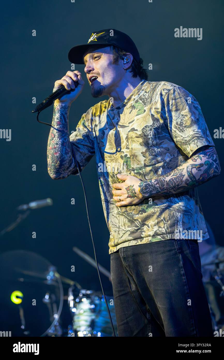 Simple Communiations Plan Image Milan Italy. 24th oct 2026. The Welsh pop-punk band NECK DEEP performs ...