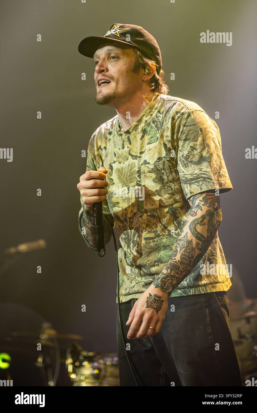 Simple Communiations Plan Image Milan Italy. 24th oct 2026. The Welsh pop-punk band NECK DEEP performs ...