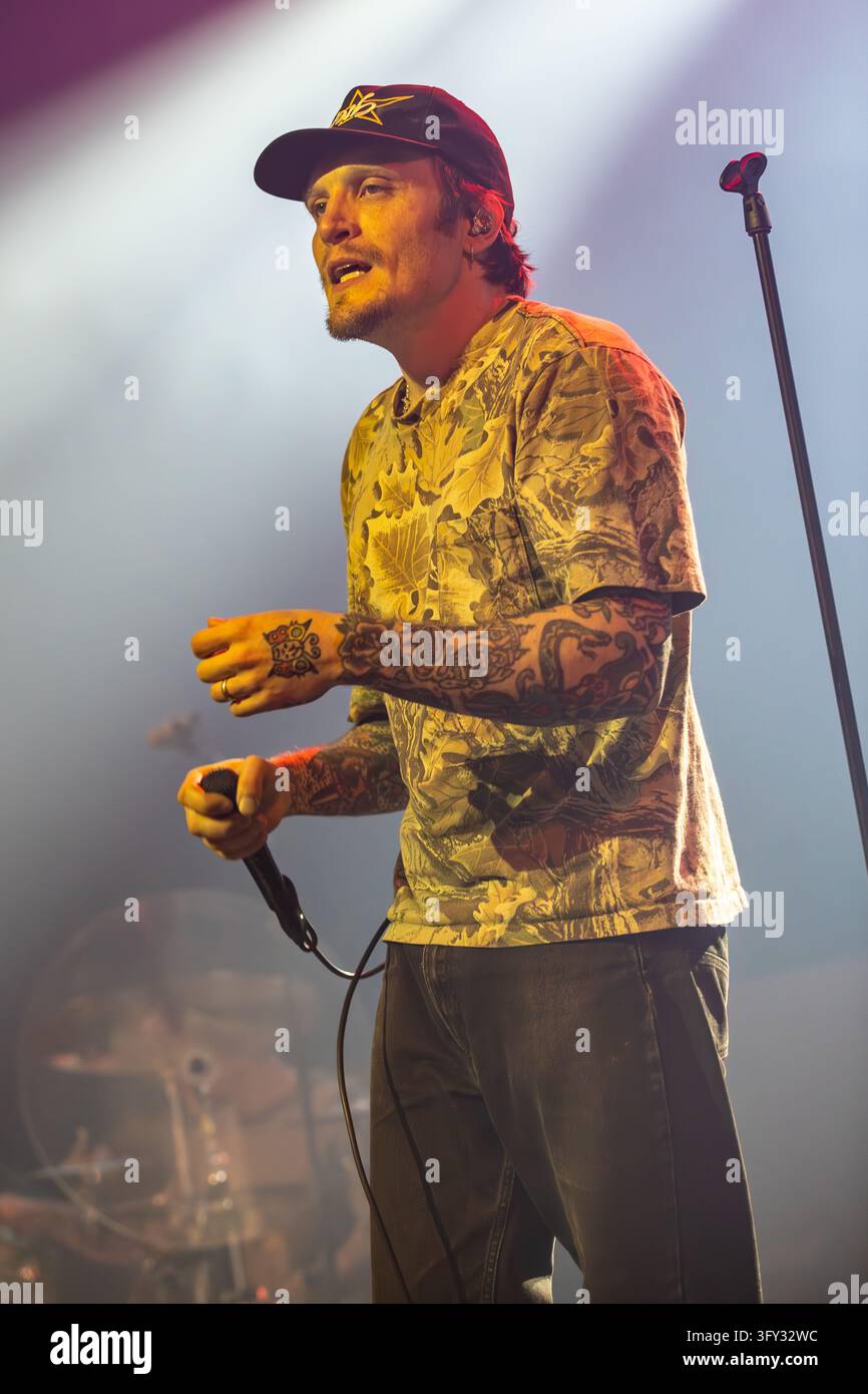 Simple Communiations Plan Image Milan Italy. 24th oct 2026. The Welsh pop-punk band NECK DEEP performs ...
