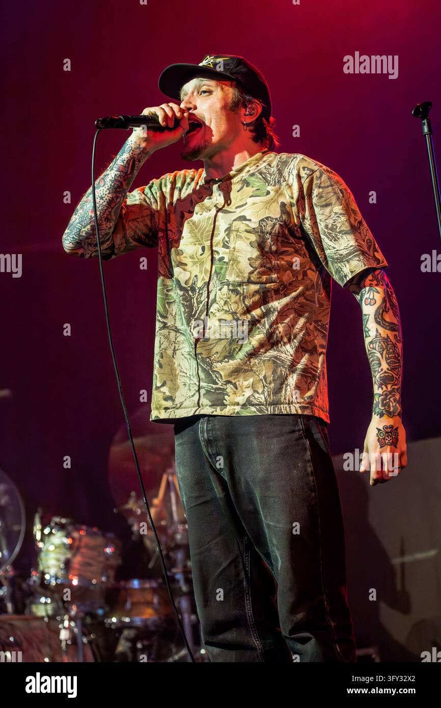 Simple Communiations Plan Image Milan Italy. 24th oct 2026. The Welsh pop-punk band NECK DEEP performs ...