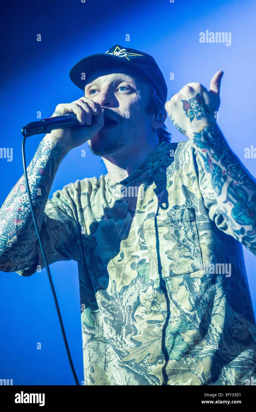Simple Communiations Plan Image Milan Italy. 24th oct 2026. The Welsh pop-punk band NECK DEEP performs ...
