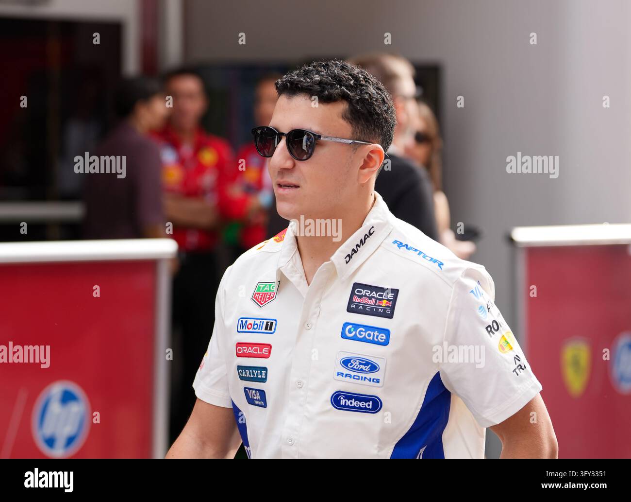 Fra Formel Isack Hadjar (FRA), Oracle Red Bull Racing, #6 im Fahrerlager. USA ...
