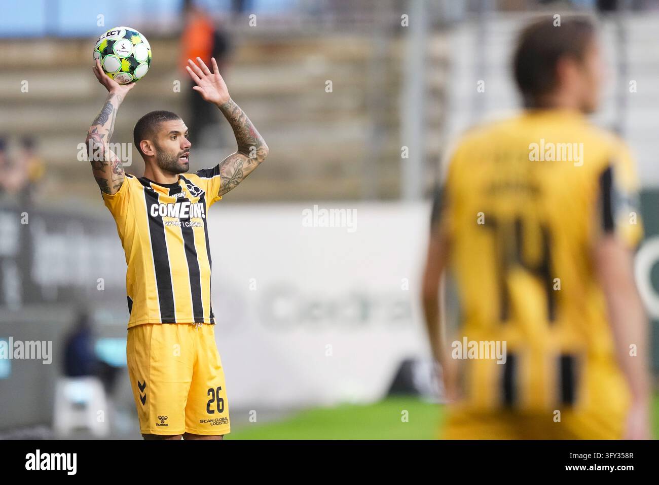 Victor Model R Victor Pálsson from AC Horsens during the Superliga match between AC ...