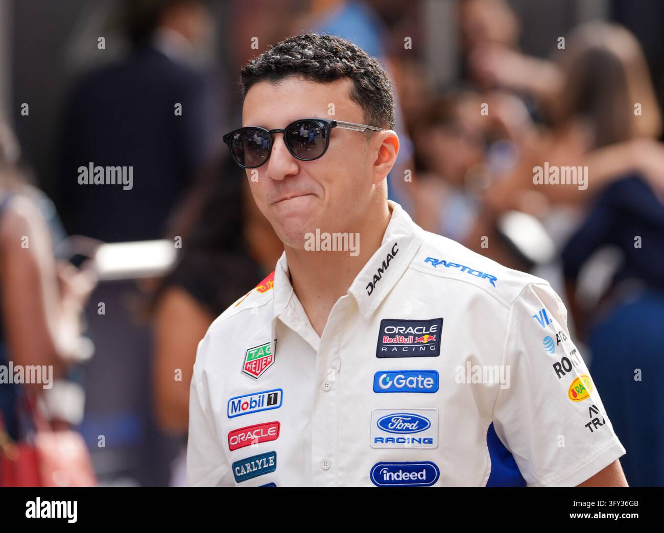 Fra Formel Isack Hadjar (FRA), Oracle Red Bull Racing, #6 im Fahrerlager. USA ...