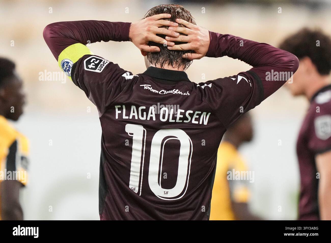 Fisker Sign Defeat of 5 - 1 here by Mathias Olesen for Soenderjyske during the ...