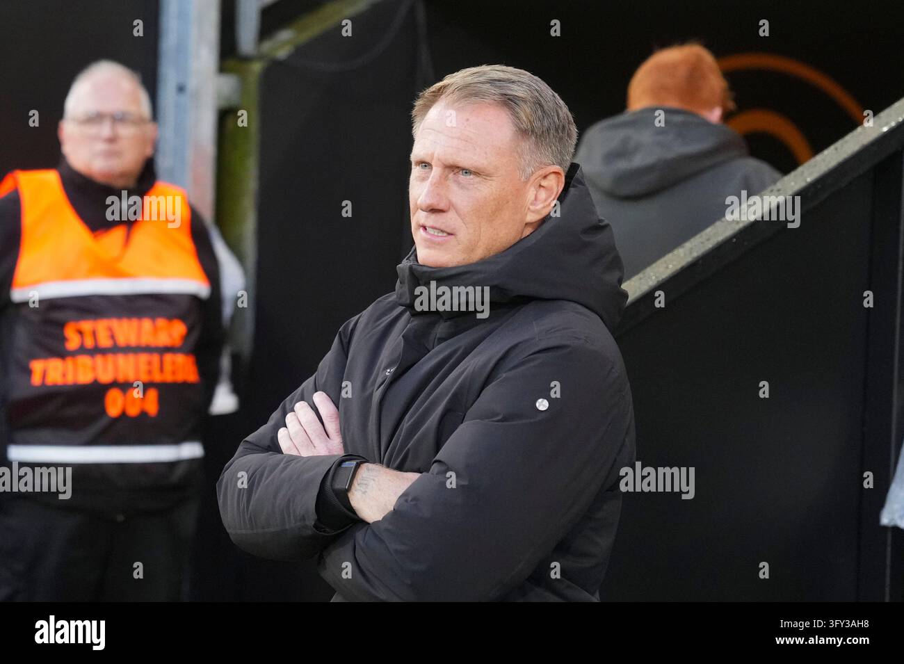 Fisker Sign Niki Zimling coaches AC Horsens during the Superliga match between AC ...