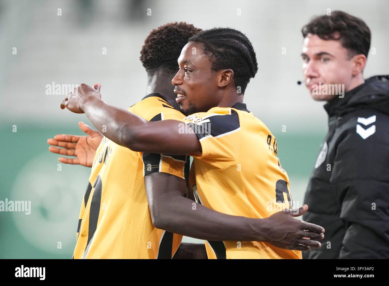 Fisker Sign John Batigi from AC Horsens during the Superliga match between AC ...